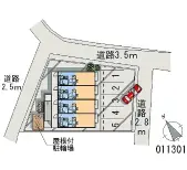 ★手数料０円★西尾市米津町　月極駐車場（LP）